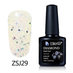 Гел Лак Диамантено Брокатен 10ml ZSJ29 - GC059 Elite99